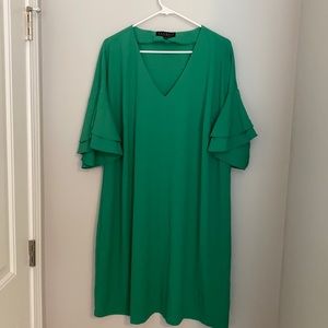 Eloquii Green Shift Dress